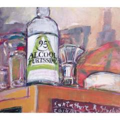 Alcool Purissimo, Italien / 2003 / Acryl/Öl auf Holz / 31x27 cm