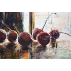 Rolling cherries / 2015/16 / Öl auf Nessel / 100x150cm