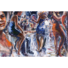 Nightclub / 2014 / Öl auf Nessel / 100x150cm